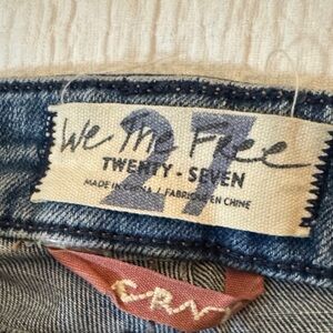 We The Free Denim Jeans with Washed Blue Label